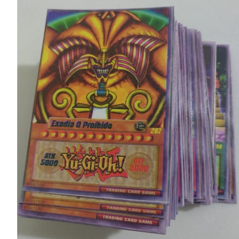 Compra online de 100 PCS Yu-Gi-Oh Jogo de Cartas Oficial Versão em Inglês  Flash Card Battle Cards Todos