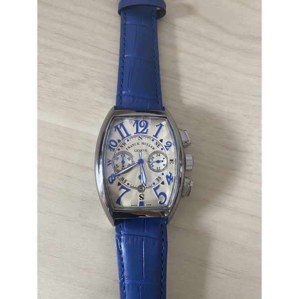 Rel gio Masculino Franck Muller Geneve Master Azul