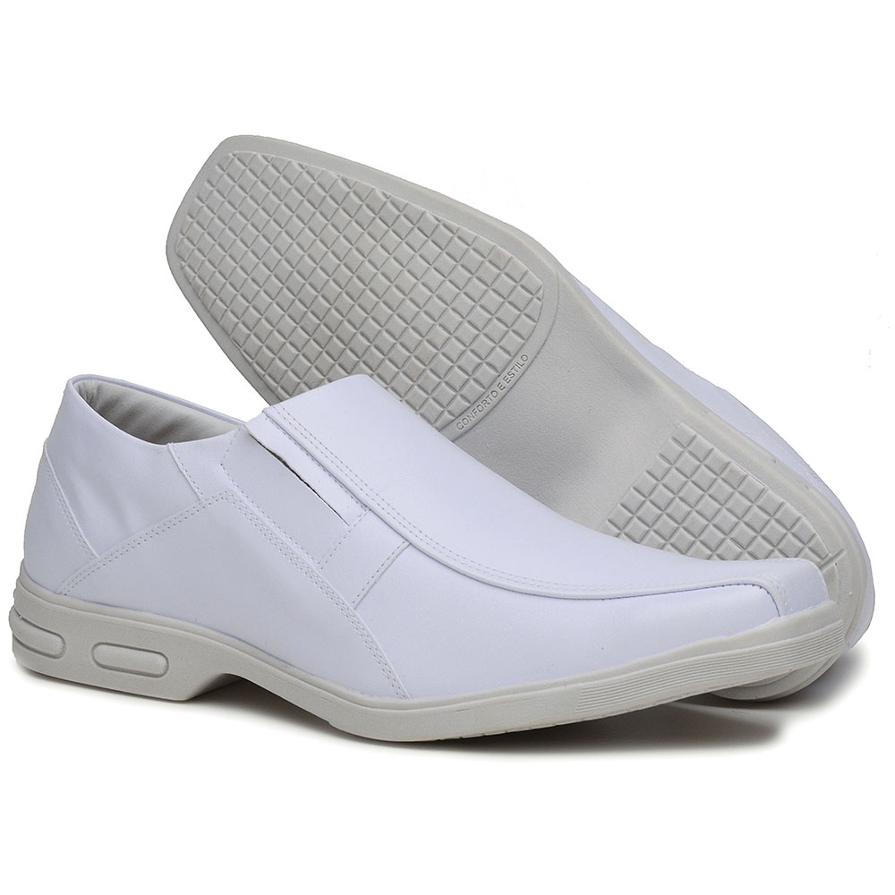 Sapato branco sale masculino enfermagem