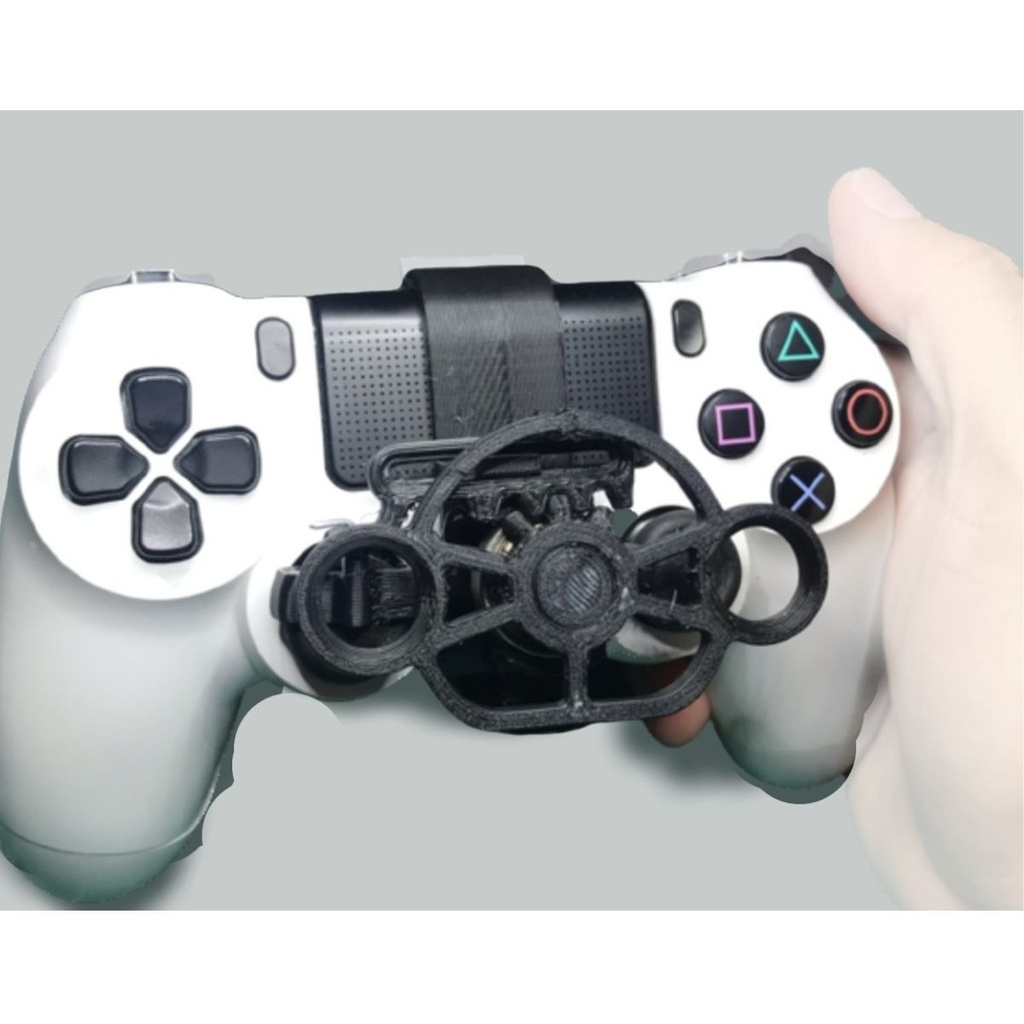 Mini Volante Controle PS5 Playstation 5 Jogos Corrida Preto no