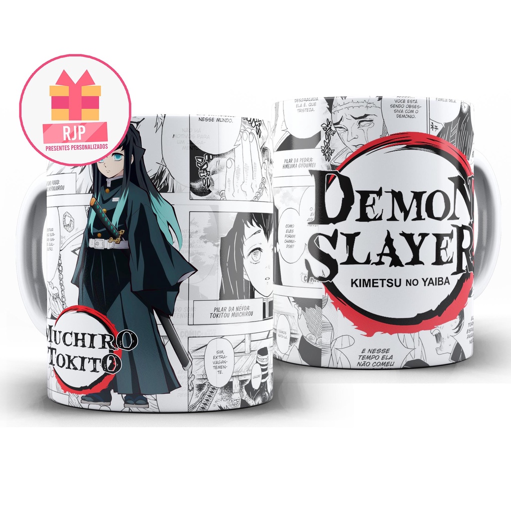 Caneca Anime Manga - Demon Slayer Kimetsu no Yaiba - Muichiro Tokito |  Shopee Brasil