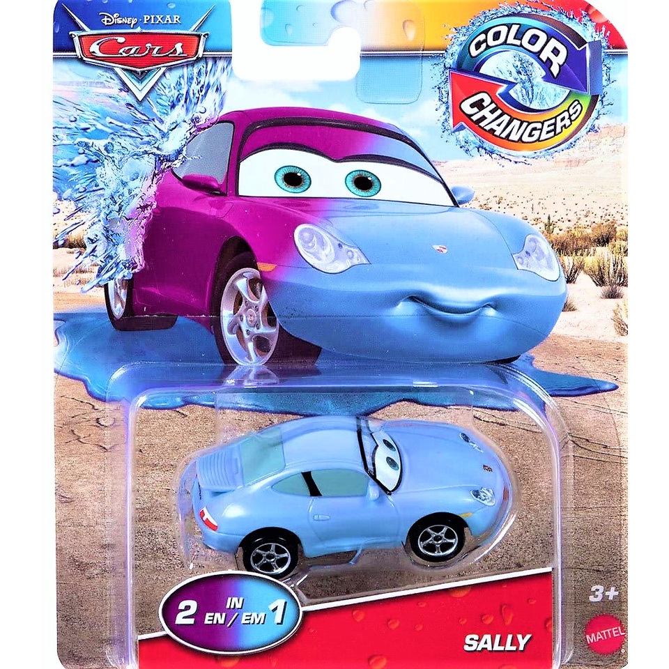 Disney Cars SALLY Color Changers Muda de Cor ORIGINAL MATTEL