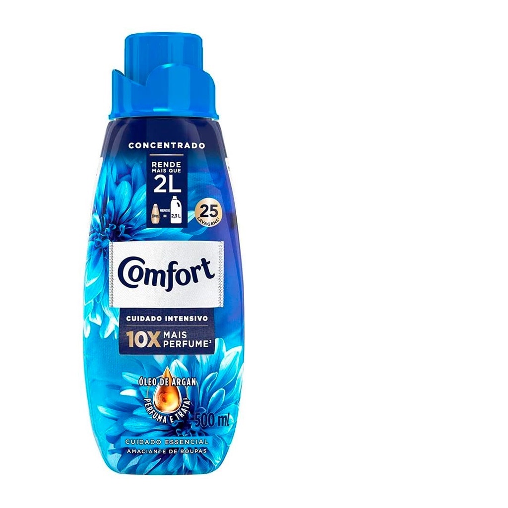 Amaciante Concentrado Comfort Cuidado Essencial 500ml Shopee Brasil 0265