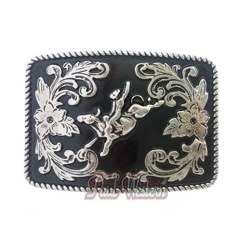 Fivela Country Paul Western Infantil Quadrada Ref F021