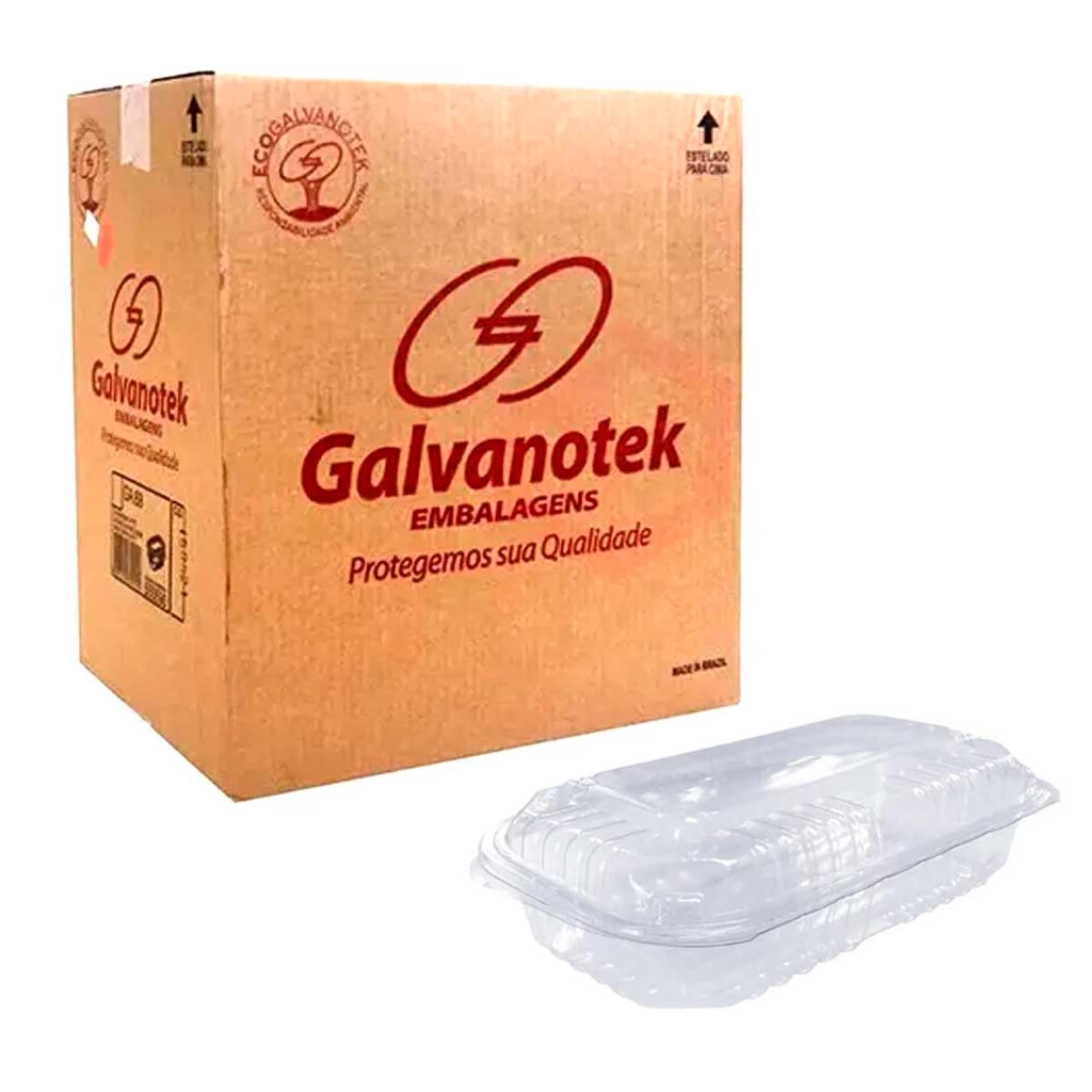 Caixa Embalagem Transparente Para Doce GA08 Galvanotek 100 unidades ...
