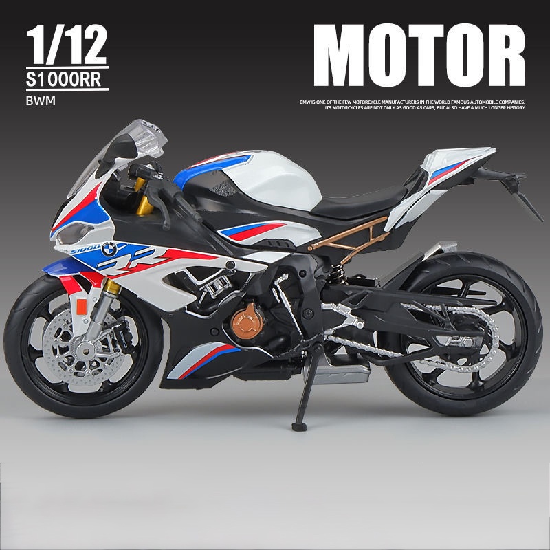 1 : 12 Escala BMW S1000RR Modelo De Motocicleta Em Liga Metálica ...