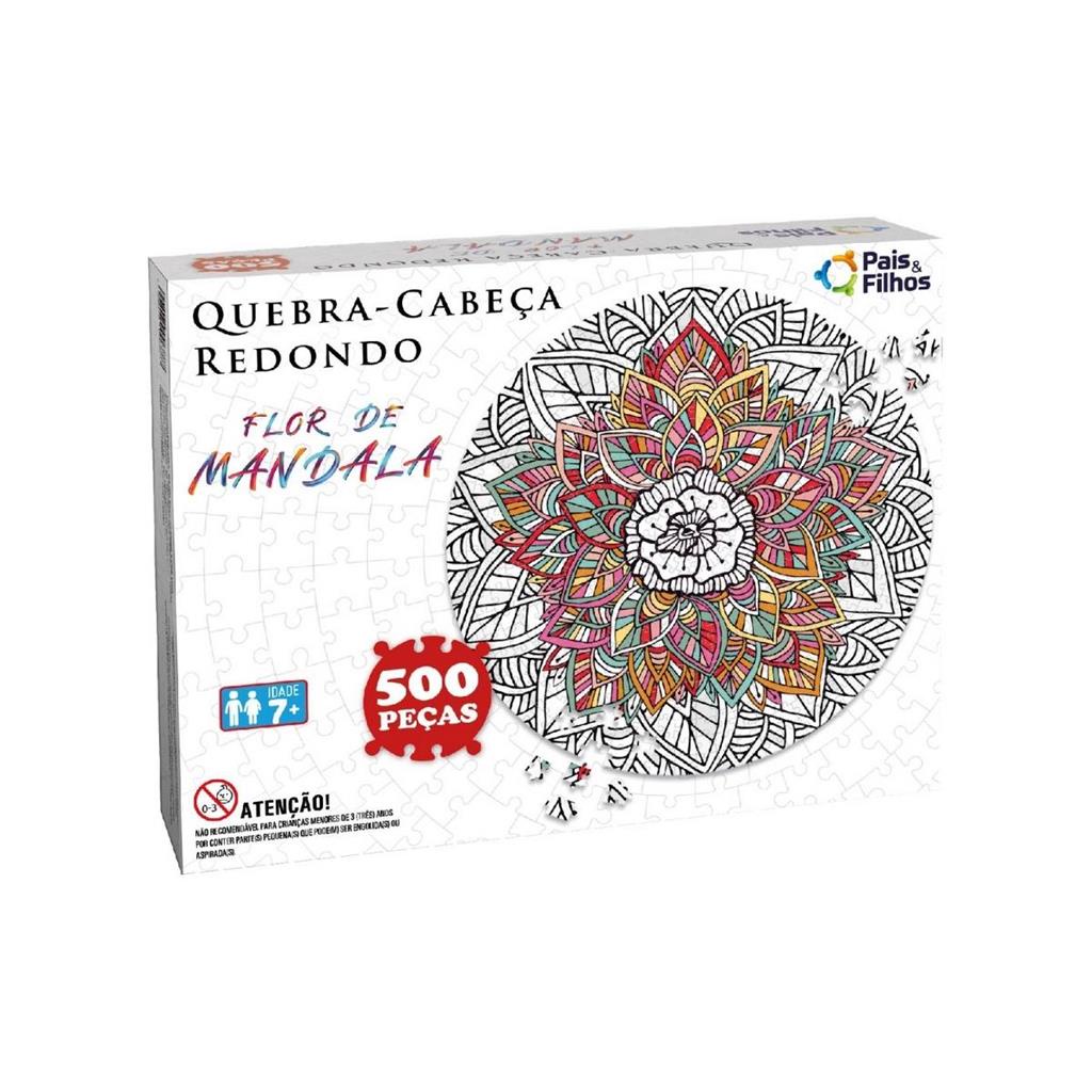 Quebra Cabeça 1000peças De Leao Dificil Modelo Redondo