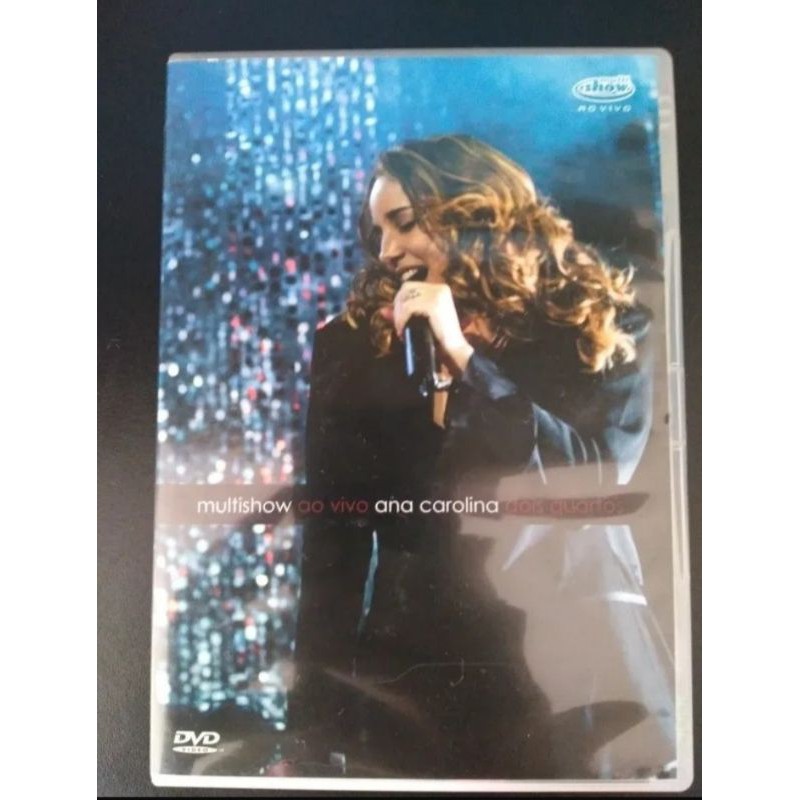 Dvd Multishow Ao Vivo Ana Carolina Dois Quartos | Shopee Brasil