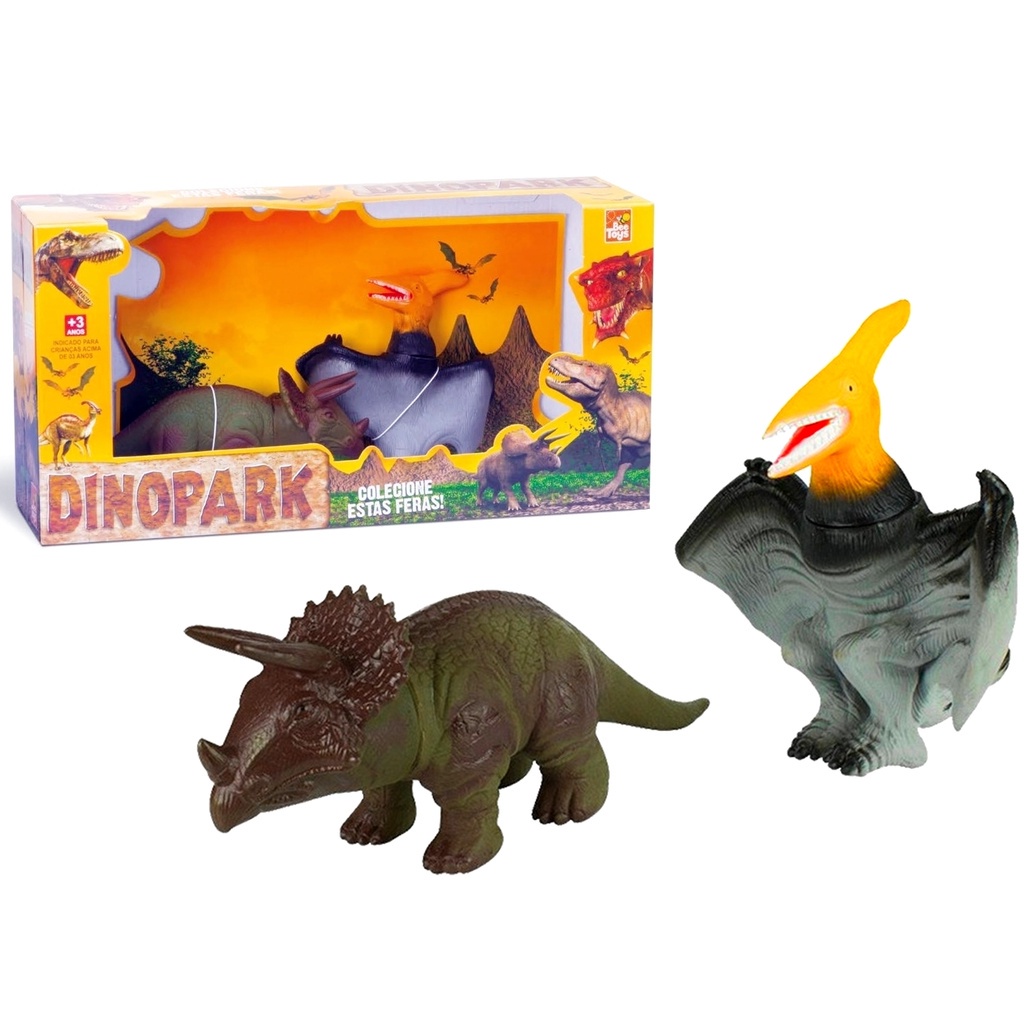 Dinossauro Dinopark Invencible Bee Toys EM OFERTA