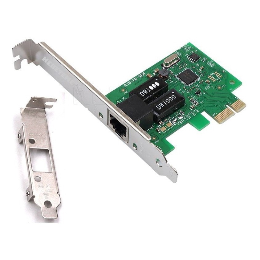 Carte Réseau Adaptateur Ethernet PCIe Realtek RTL8211E - Gigabit 10/100/1000 Mbit/s