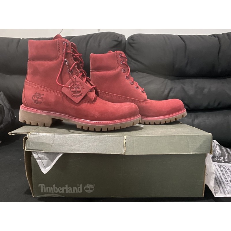 Bota timberland vermelha store feminina