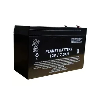 Bateria Selada Planet 12v Alarmes Cerca Elétrica E Outros - Planet battery Segurança