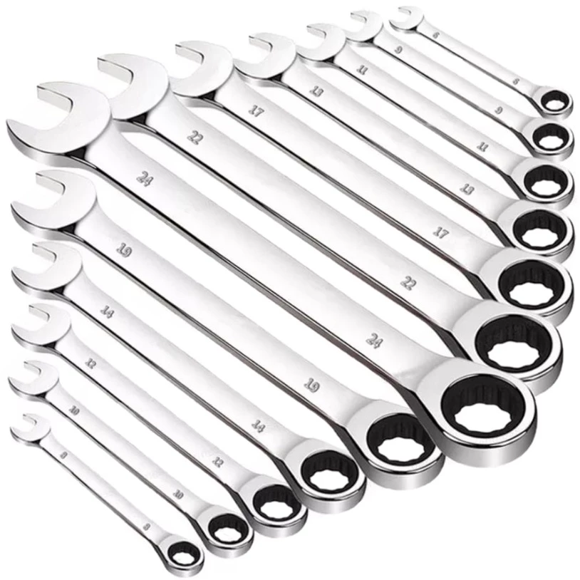 1Pc Chave Combinada Catraca Cromo Vanadium Pro Show