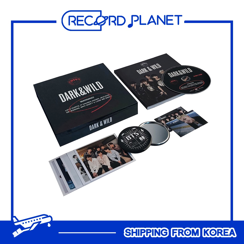 BTS 防弾少年団CDアルバム 購入特典 DARK＆WILD ポストカード【BTS