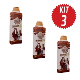 Kit 3 Un. Shampoo para Cavalos Good Horse Vitamina A 700ml