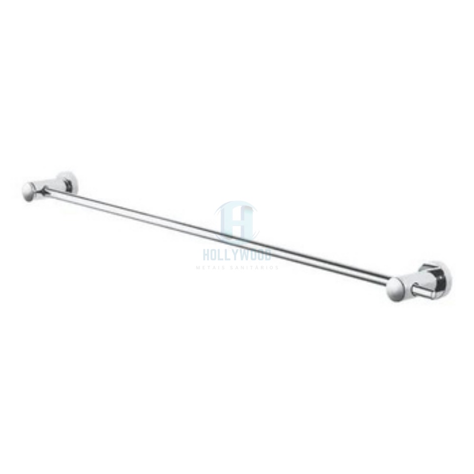 Suporte Porta Toalha de Banho Stander Reto Aço Inox
