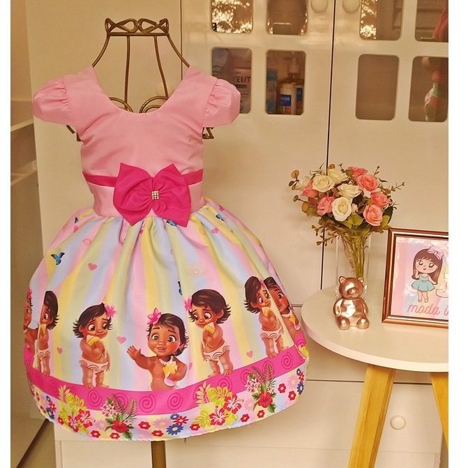 Vestido de hot sale personagem infantil