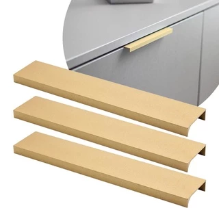 Kit 3 Puxador Moveis Gaveta Armario Escritorio Frame 160mm