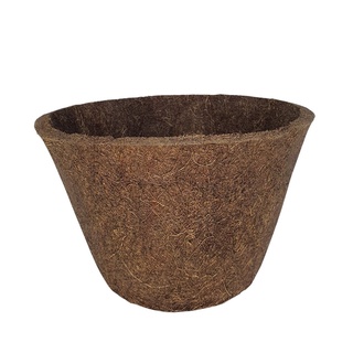 Vaso de Fibra de Coco Nº 12 para Orquídeas e Plantas Natural e Ecológico - Coquim