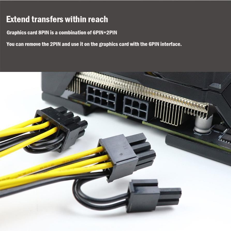 Amazon.co.jp: 6ピン PCI-e - 8ピン (6+2) PCI-e 電源ケーブル