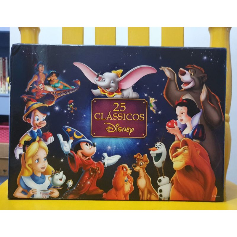 Box Coleção 25 Clássicos Disney (28 DVDs) | Shopee Brasil