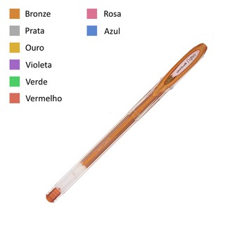 Caneta Gel UNI-BALL Signo Noble Metal 0,7mm