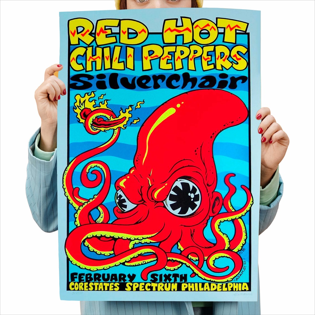 RED HOT CHILI PEPPERS ポスター Red Hot Chili Peppers Poster A3 (29.7 x 42 cm) - Cartaz banda rock