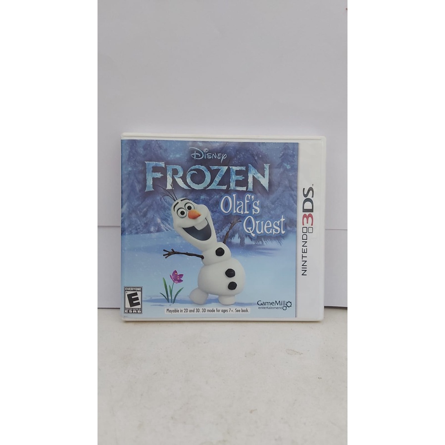 Jogo Frozen Olaf s Quest Nintendo 3DS semi novo