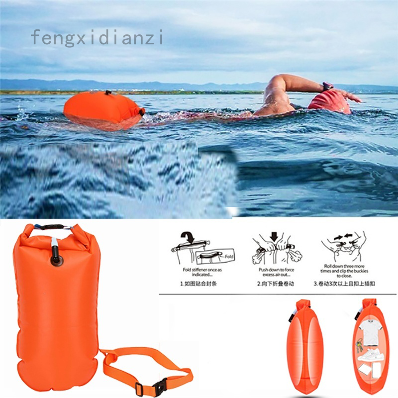 Natação Boia De Água Ultraleve De Segurança Saco De Natação Para Nadadors Triathlets Snorkelers Surfers Para Treinamento Seguro E Corrida