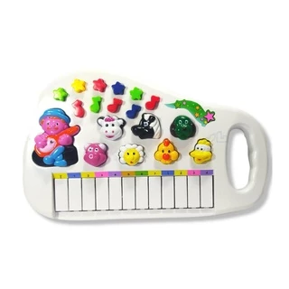 Piano Teclado Infantil Musical Educativo Som De Animais