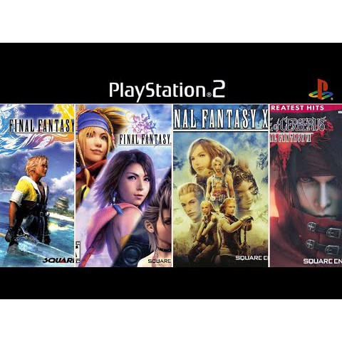 Jogos RPG PS2 Final Fantasy Dragon Quest E Mais