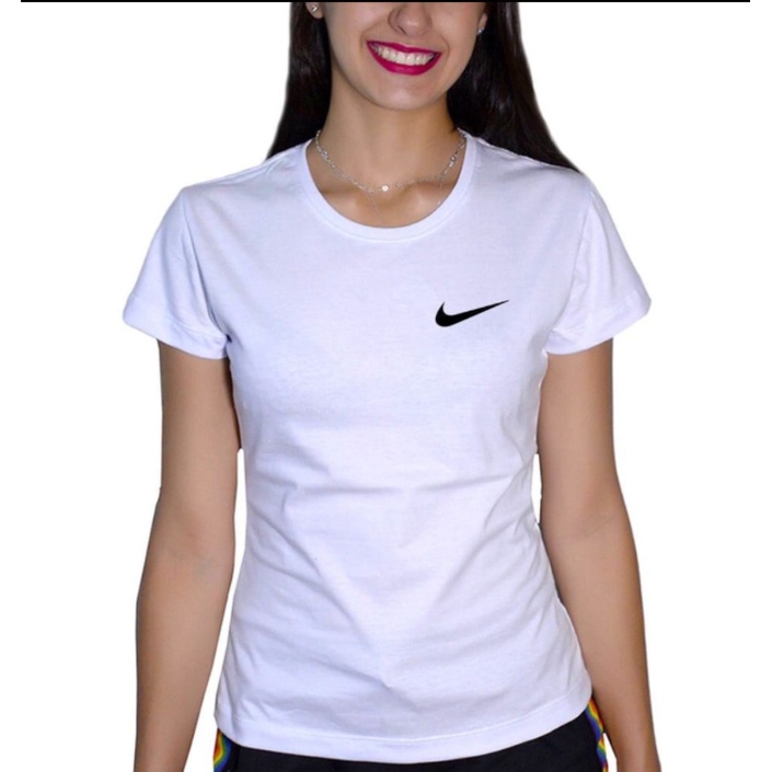 Camiseta nike 2024 branca feminina