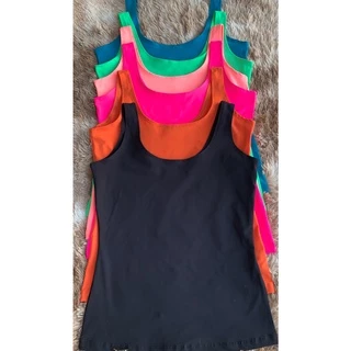 Regata Alça larga K2b GG | K2B | PLUS SIZE | Original K2B | Corte Acinturado | BLUSA FEMININA| Cores Lindas | Material: 88% Poliamida, 12% Elastano / tecido groso/ não fica transparente| envio imediato após confirmação do pagamento| roupa feminina