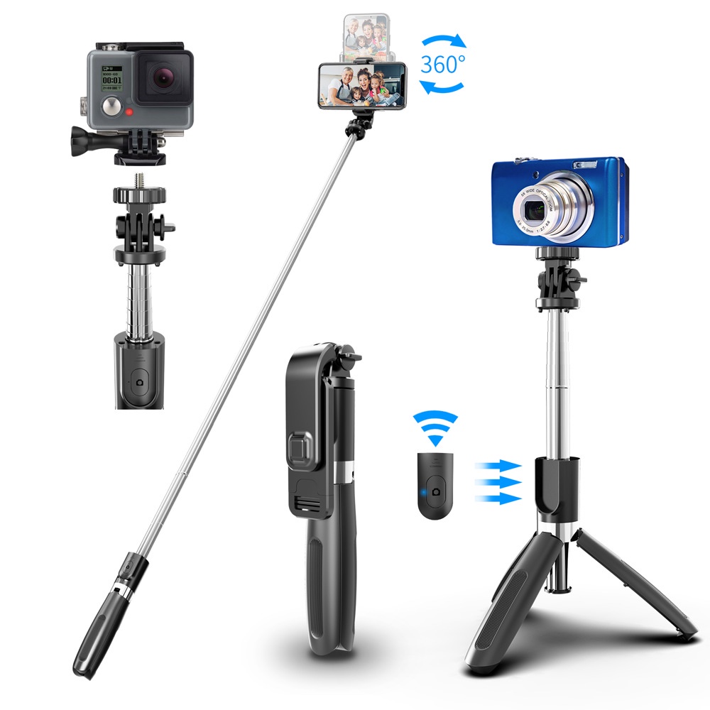 Selfie Stick à Prova de Água 360 para Gopro