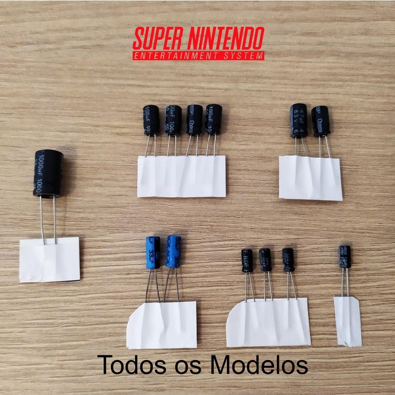 Snes best sale capacitor kit