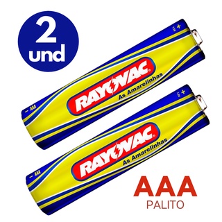 Pilha AA Comum 2, 4, 8 ou 12 Und Rayovac Amarelinhas