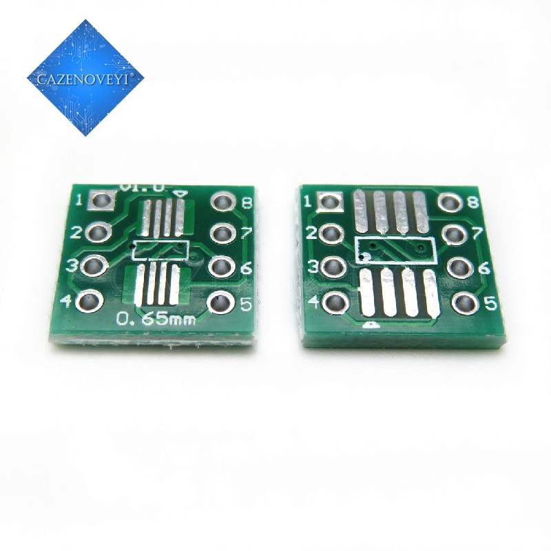 20 Pçs/Lote TSSOP8 SSOP8 SOP8 Para DIP8 PCB SOP-8 Placa De ...