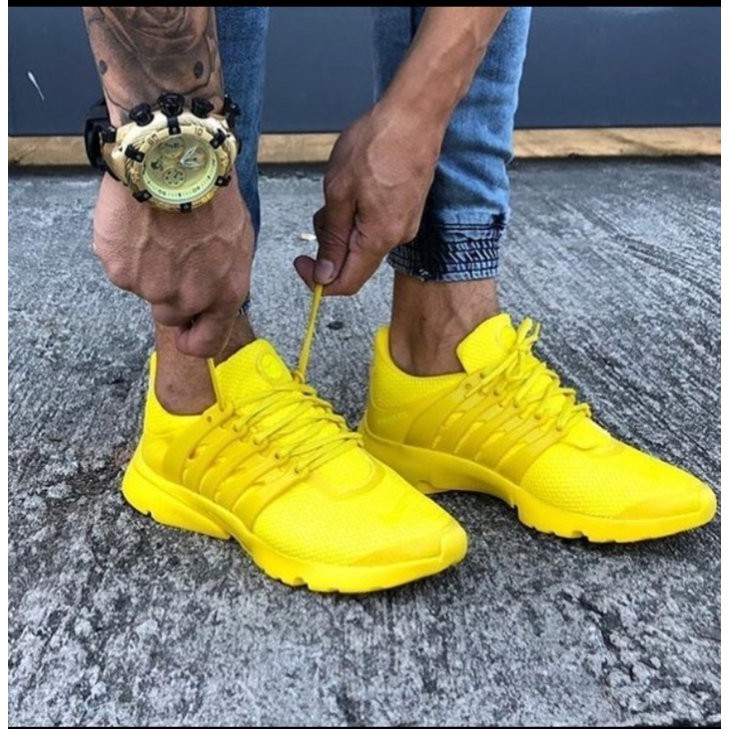 Nike presto cheap amarelo masculino