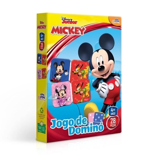 Jogo de Dominó Disney Junior Mickey 28 peças - Toyster