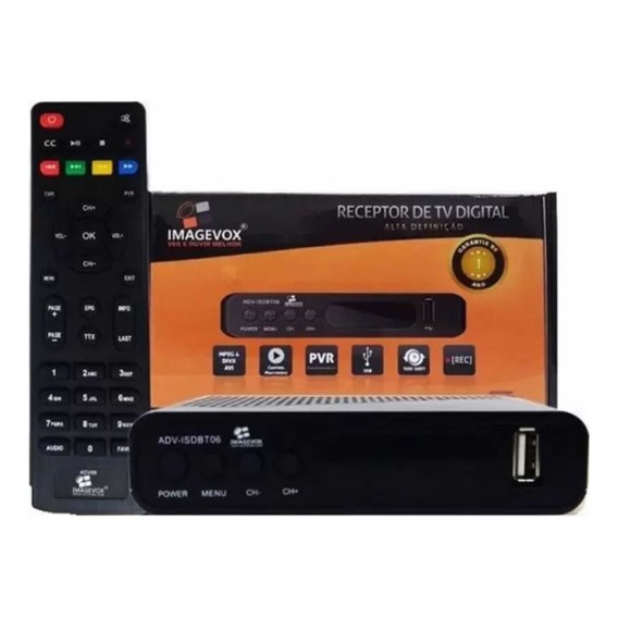 Imagevox Conversor De Tv P/ Sinal Digital Full Hd Adv-isdbt06