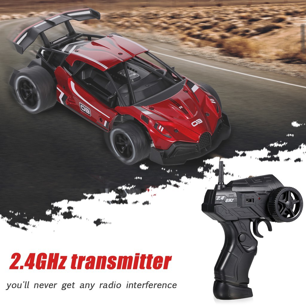 Carro de corrida de brinquedo de alta velocidade, 2,4 GHz, hobby
