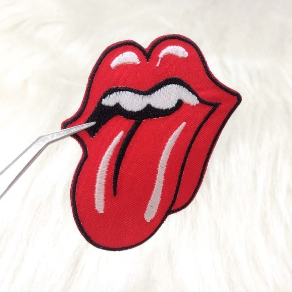 Patches Patch Bordado Termocolante Rolling Stones Logo Língua