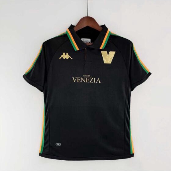 Maillot Venezia 2021-2022 Domicile Noir Kappa – Vintage Adulte, Neuf Avec étiquettes