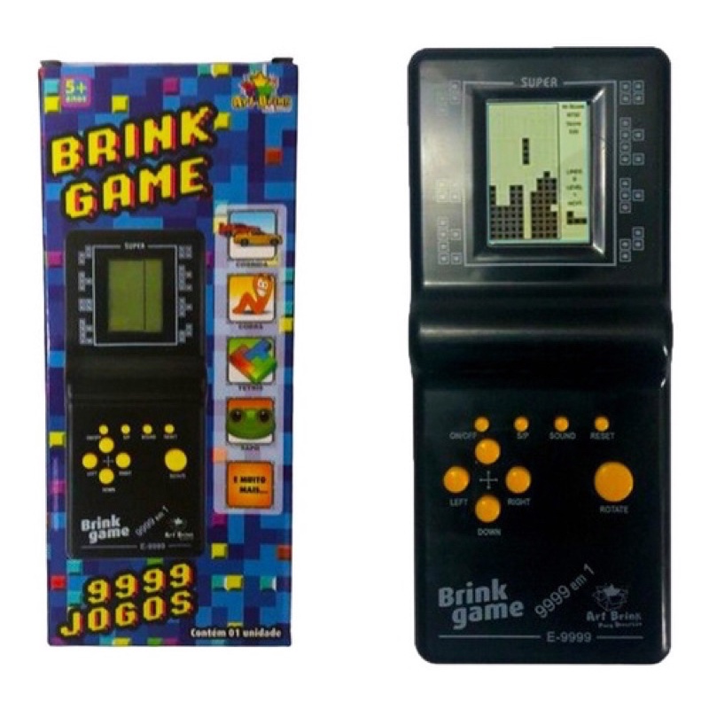 Brink Mini Game Jogo Retrô 9999 em 1 Art Brink