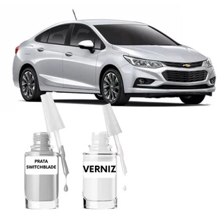 Tinta Tira Risco Automotivo Chevrolet Cruze Prata Switchblade
