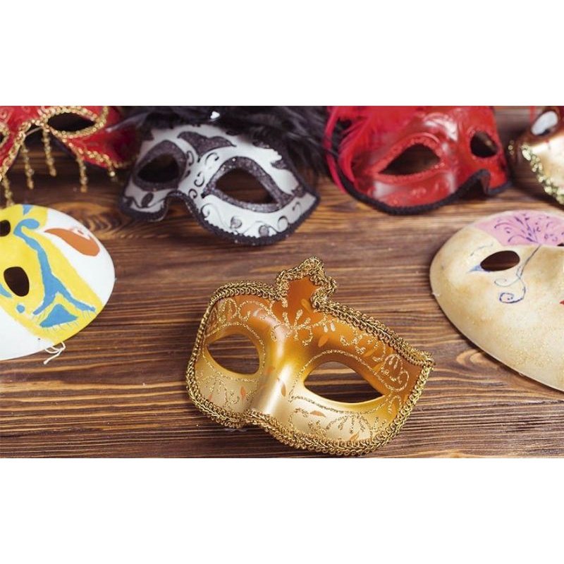 Kit 50 máscara veneziana para festas - festa a fantasia, baile de ...