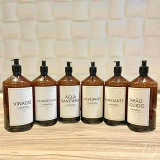 Frasco Âmbar para lavanderia 1L