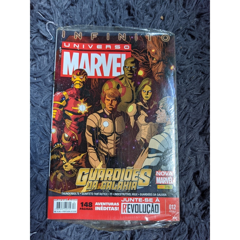 HQ Universo Marvel #012 - Guardioes Da Galaxia | Shopee Brasil