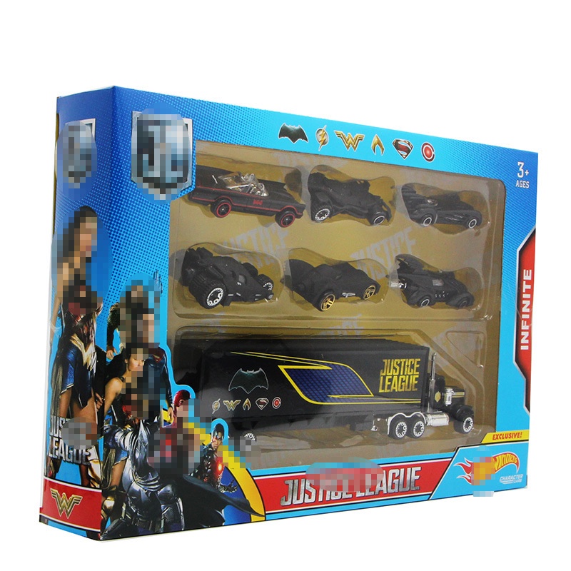 Hot Wheels 6pcs 1 : 64 Batman Batmobile Vingadores Carros Liga da Justiça  Metal Veículo Brinquedos De Brinquedo Para Crianças Presente De Natal