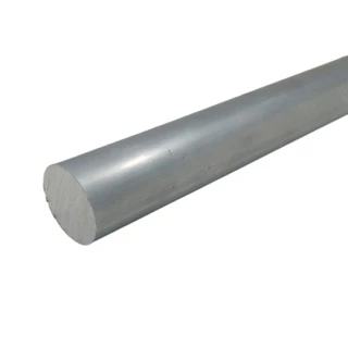 Barra vergalhão tarugo redondo alumínio 1.1/8 Polegada (28,57mm) com 20cm